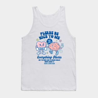 Chronic Invisible Illness Spoonie Flare Day Everything Hurts Tank Top